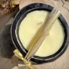 Mosquito Repelling Candles Rustic Black Wood Bowl Lemon Verbena - Thumbnail Image 4