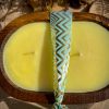 Mosquito Repelling Candles Dark Natural Wood Bowl Lemon Verbena - Thumbnail Image 4